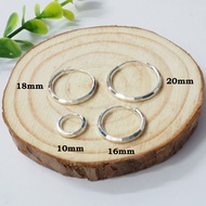 925 Silver Carved Earring 10mm - 20mm / Subang Cincin Pahat Perak 925 (ER20-21-22-23)