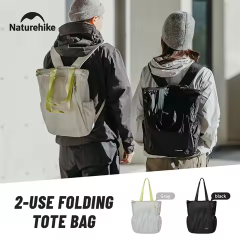 Naturehike 2025 New Two Style Backpack Folding Portable Travel 18L Woman Bags Ultralight Waterproof 