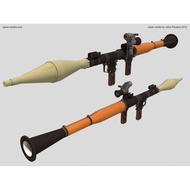 RPG launcher toy papercraft pattern sheet (PR-H1)