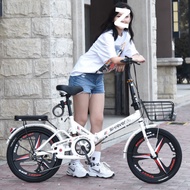 New model student bicycle, solid tire, foldable, for adults, with pedals, small, variable-speed, men