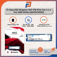 Kingston NV3 1TB PCle Gen 4 x 4 M.2 2280 NVMe SSD Hard Drive (SNV3S/1000G) - genuine
