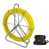 4.5MM 70M/100M Fiberglass Duct Rodder Cable Wire Fish Tape Threader Continuous Stand Reel  Pulling R
