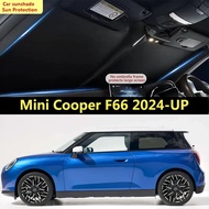 Car Windshield Shading Plate for Mini Cooper F66 2024+ Front Sun Shade Dash Interior Sun Protection