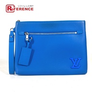LOUIS VUITTON RFIC Aerogram LV Logo Take-Off Pouch Clutch Bag