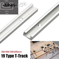 AIPING 1Pcs T-Track, Aluminium Alloy 300-600mm T-Slot Track,  19 Type 19x9.5mm Slide Guide Rail T Sl