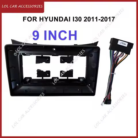 9 Inch For Hyundai i30 2011-2017 Car Radio Android Stereo GPS MP5 Player Head Unit 2 Din Fascia Pane
