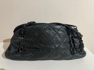 Chanel Mademoiselle Bag (Black Nabuck)
