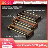 3 Models of Ebony Wood and Copper Cups - Can Hold All Types of Cups