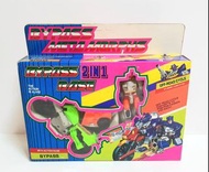 絕版罕有80年代台灣製造 台版BYPASS METAMORPHS 2IN1 BASE OFF-ROAD CYCLE 變形金剛塑膠機械人