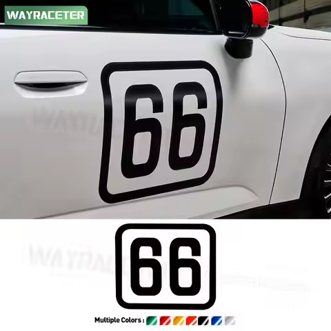 Car Door Side Sticker 66 Collection Decal For MINI Cooper J01 JCW F65 F66 F67 J05 U25 2025 R50 R60 R