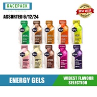 GU Gel Assorted 6/12/24 Energy Gel | 15 Flavours | Running Gel | Endurance Athletes