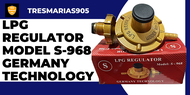 LPG REGULATOR MODEL S-968 GERMANY TECHNOLOGY,  FOR 5KG AND 11KG GAS TANKS AT Tresmarias905
