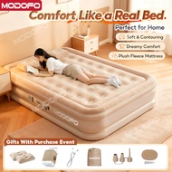 【Free Pillow】MODOFO Tilam Angin Auto Pump Outdoor Camping Air Bed Single/Double/King Tilam Inflatabl