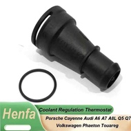 A Henfa Brand New 1Pcs Coolant Regulation Thermostat Diesel Oil 3.0T 059121113N For Cayenne