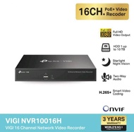 TP-LINLK VIGI NVR1016H VIGI 16 Channel Network Video Recorder เครื่องบันทึกภาพกล้องวงจรปิด บันทึกได้