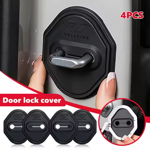 Silicone Car Door Lock Protective Cover Decoration For Toyota Sienta VELLFIRE Alphard Noah Voxy Esqu