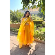 Modern sleeveless kurti with dupatta🔥