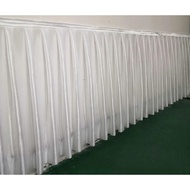 Table ruffle decoration 60cm x 100cm high