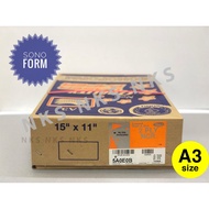 SONOFORM 15'' X 11'' 2 PLY COMPUTER FORM (A3 SIZE)(500FANS)