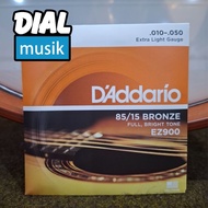 DAddario EZ900 010-050 - ORIGINAL USA D'ADDARIO EZ 900 Acoustic Guitar Strings