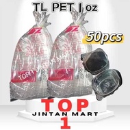 Plastic Sauce Container 1 oz / Bekas Plastik Sos 1oz