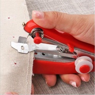 【❂Hot On Sale❂】 xiebudsg 1pc Red Mini Sewing Machines Needlework Cordless Hand-Held Clothes Useful Portable Sewing Machines Handwork Tools Accessories