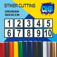 Cutting stickers, house number stickers,/ room number stickers, custom cutting stickers
