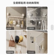 免打孔廚具掛架 吸盤式鍋鏟收納置物架 - 奶油白2裝#58739_w