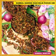 Sambal Garing Bilis Campur Pucuk Ubi Crispy Pedas Homemade (Pedas Berapa Masin dan Tak Manis)