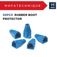 Rubber Boot Protector Cap For Network Lan RJ45 CAT6 - Blue