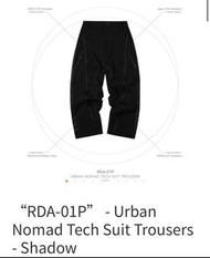 goopi - RDA-01P” - Urban Nomad Tech Suit Trousers - Shadow