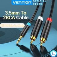 Vention RCA Cable 3.5mm to 2RCA Male to Male Y Splitter 3.5mm to 2 RCA for Home DVD TV CD