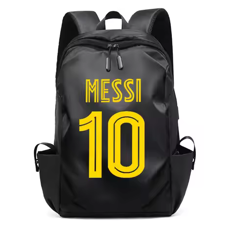 Football Super Stars MESSI Backpack Boy Girl Unisex College Student Backpack Women Men Laptop Teens 