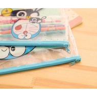 .! DORAEMON STATIONERY STORAGE BAG - (1 SET OF 3)
