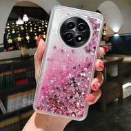Case Realme 12 12X 5G 4G Bling Liquid Quicksand Glitter Casing Realme12 X Realme12X 5G Transparent S