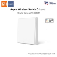 Xiaomi Aqara D1 Mijia Smart Home Switch Wireless Switch Single Gang ZigBee WXKG06LM
