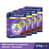 Anmum Materna Pregnancy Milk Powder Chocolate 375G x4