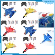 [SzgrqkjefMY] 2.4G 2CH RC Fixed Wing Airplane Outdoor Flying Toys Remote Control Plane Aeroplane Air