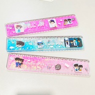 Quicksand Ruler Cute Glitter Water Ruler Conan Cute