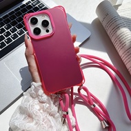 เคสสี่มุมแบบมีตะขอ IMD Silicone เคสสำหรับ Apple iPhone โทรศัพท์15 Pro Max Plus 14 Pro 13 Iphone 12 P