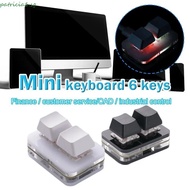 PATRICIA1 Copy Paste Keypad, Acrylic Mini Custom Mini 2 Key Keypad, Hot Swap Keypad Mechanical Key T