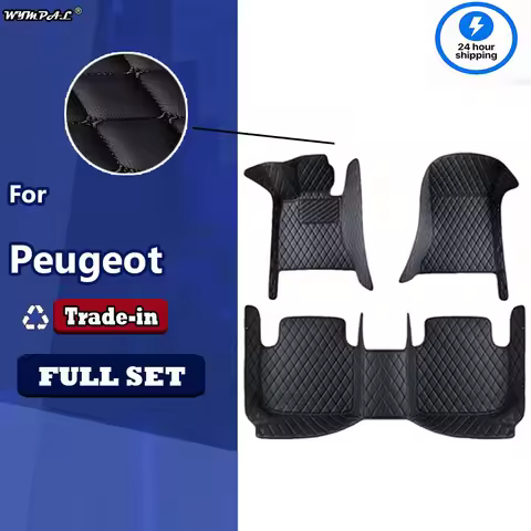 Car Floor Mats For Peugeot 508SW 3008 308 T9 308 307 206 408 206CC 5008 208 A9 2008 E-208 308CC 407 