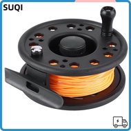 LUCKY-SUQI Fly Reel, Left/Right Hand Pre-Loaded Line Fly Fishing Reel, Durable Lightweight Fly Wheel