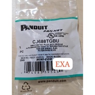 Panduit CJ688TGBU, Modular Jack Cat 6 Mini-Com TG Jack Cat6 Blue PAN-NET/
