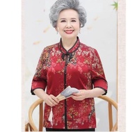 Promo 0108 Cny Wealthy Cheongsam Baju Imlek Baju Mama Baju Nenek Baju