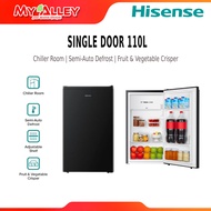 [Free Shipping] Hisense Single Door Fridge 110L | 170L| 4 STAR Power Saving Efficient | Vegetable Cr