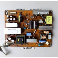 MESIN LG 32" LCD TV PSU 32LK310 32LK311 42LS3110 EAX Power Supply Machine63985401 EAY62308801 LGP32-