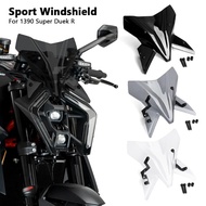 Motorcycle Windshield For 1390 Super Duke R Accessories Windscreen Fairing Wind Shield Deflector For