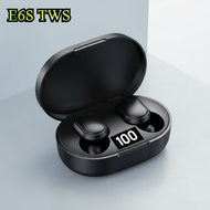 E6S TWS Bluetooth Earbuds, 9D Stereo Sound, LED Display, Waterproof, Noise Cancelling, with Micropho