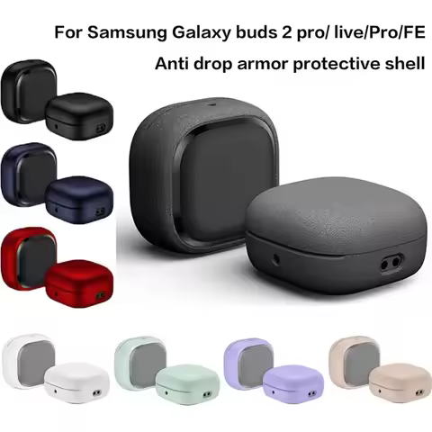 For Samsung Galaxy Buds 2 Pro/FE/2/Live/Pro Cover Anti Drop Full Body Protective Hard Shell for Gala